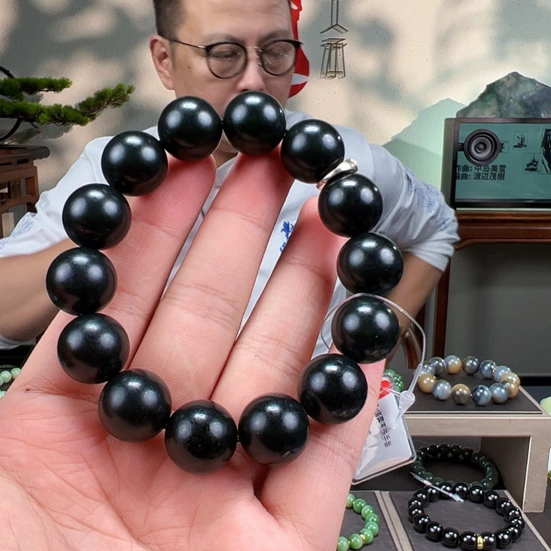 和田玉未镶嵌手链卡16mm