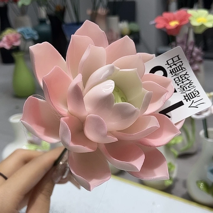 陶瓷纯手工捏花设计