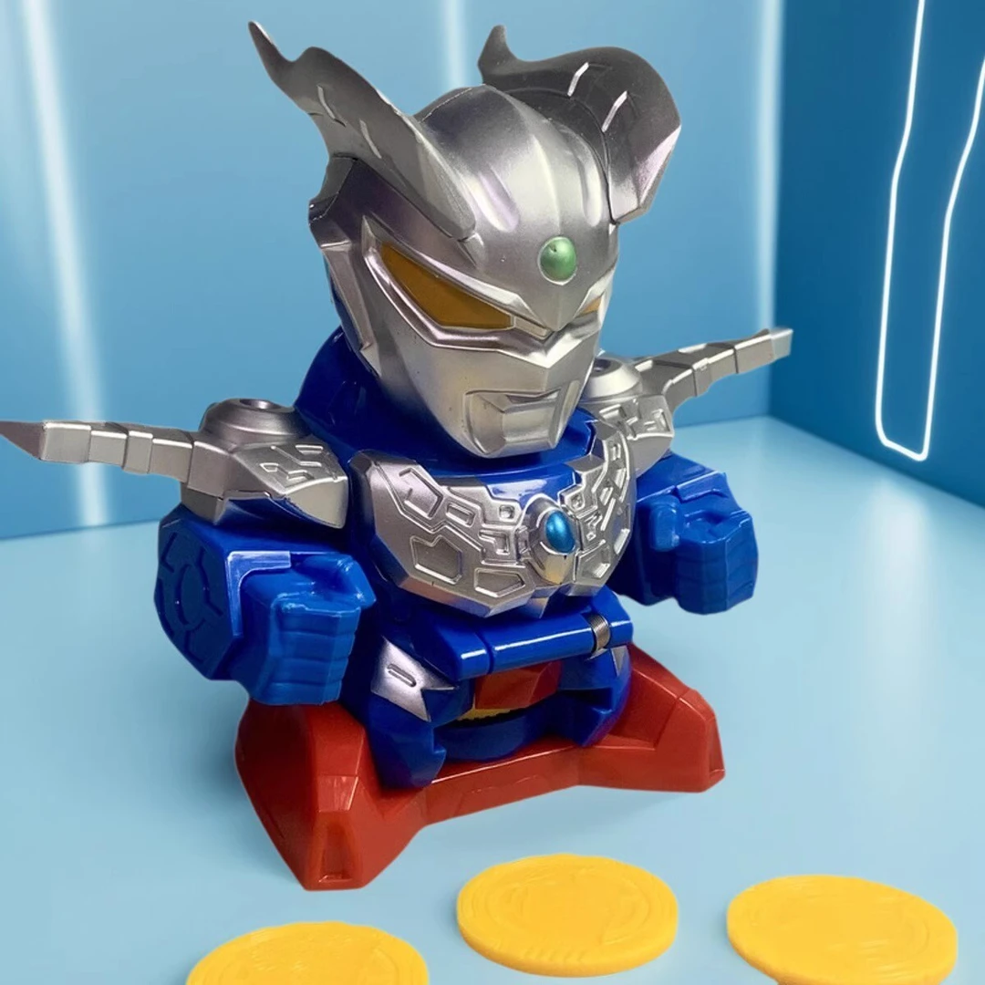 正版赛罗奥特曼机迪迦机器人连射子亲子游戏弹送儿童男孩玩具礼物