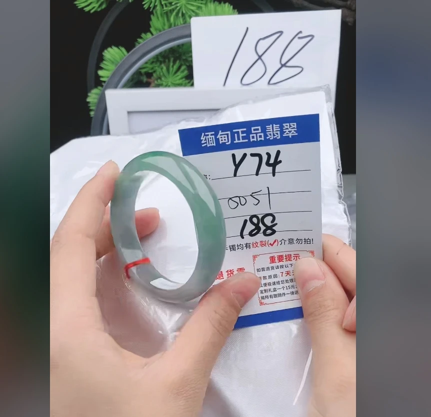 Y74【正品 缅甸翡翠】实物以直播间为准微色差