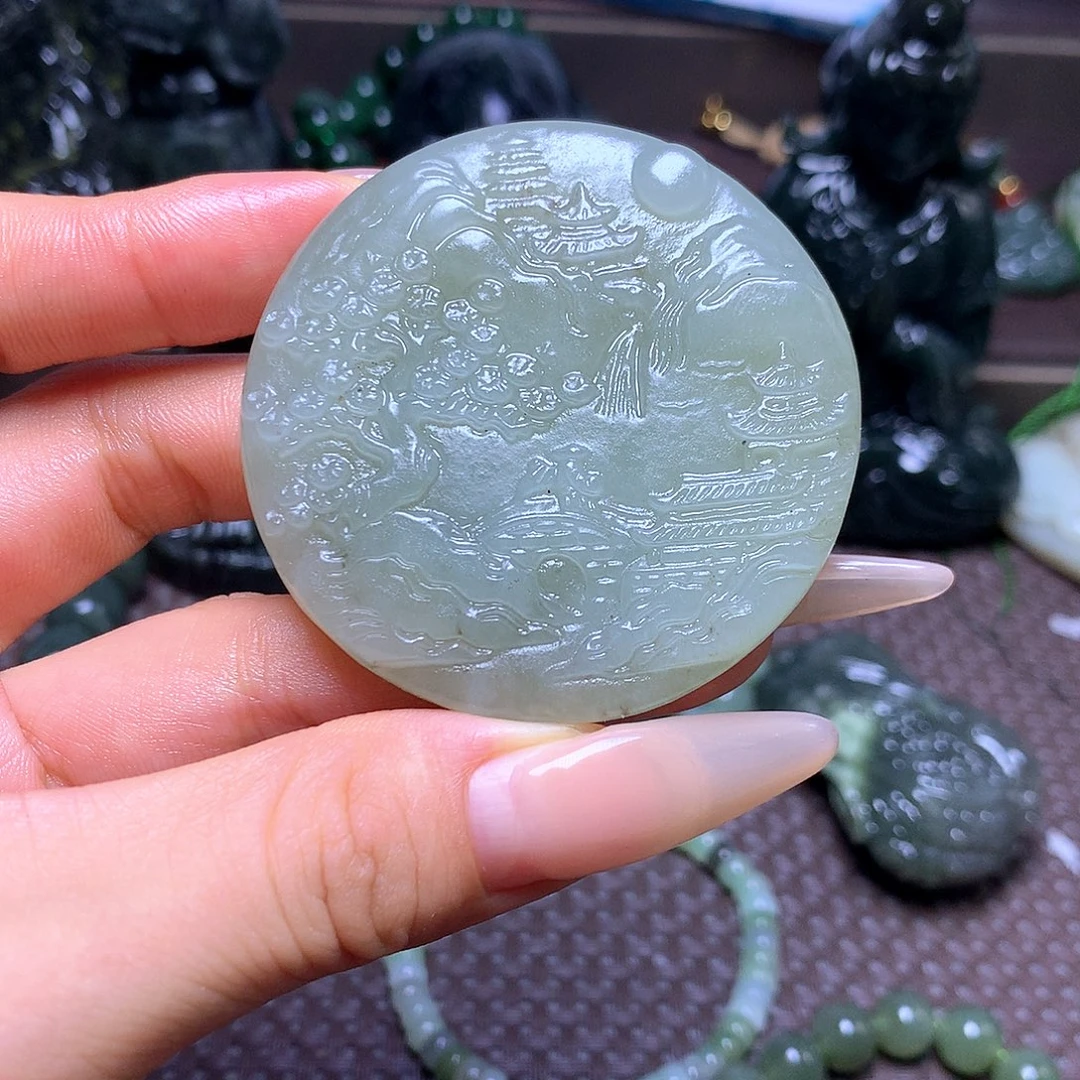 颈饰未镶嵌和田玉