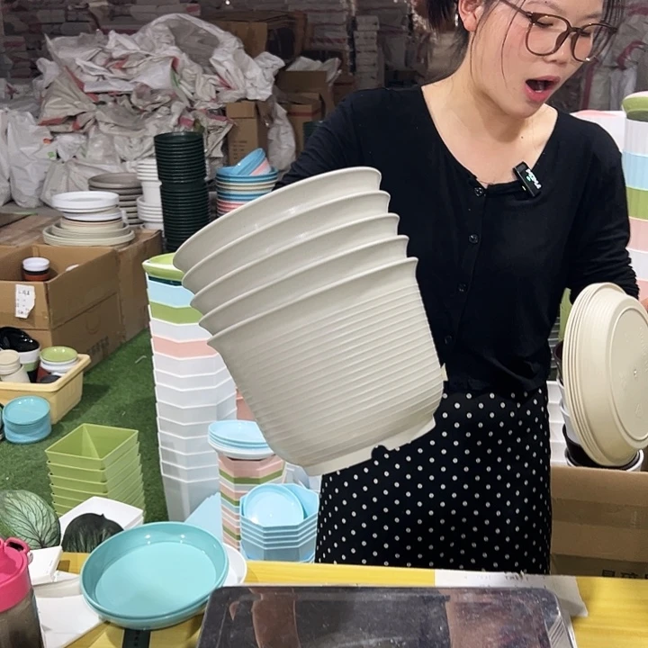 矮陶口21高15灰白色5个带托