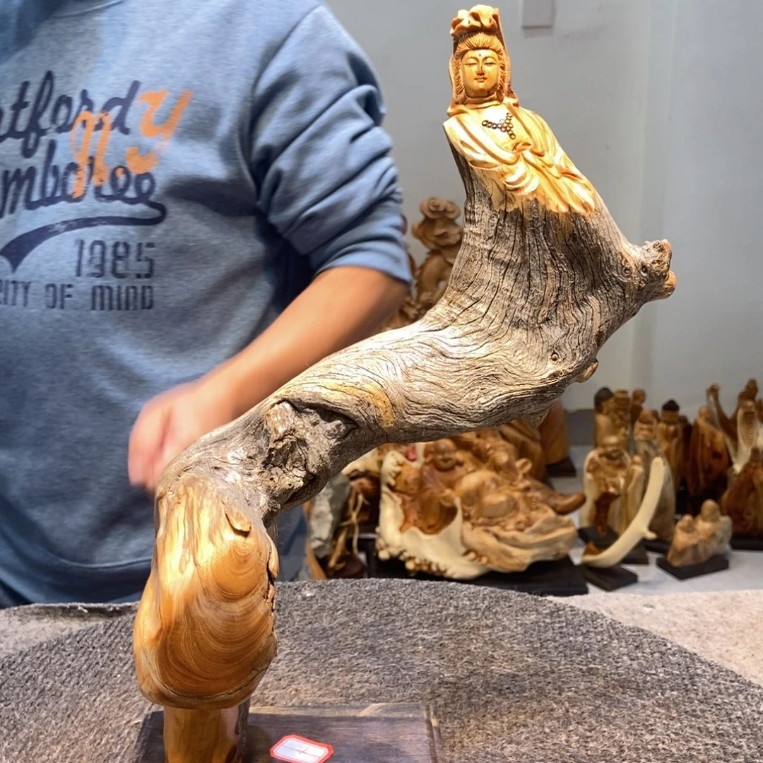 柏木（崖柏）太行崖柏根雕摆件