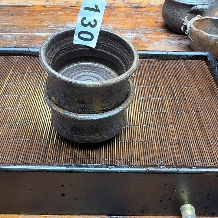 纯手工制作粗陶茶具净*