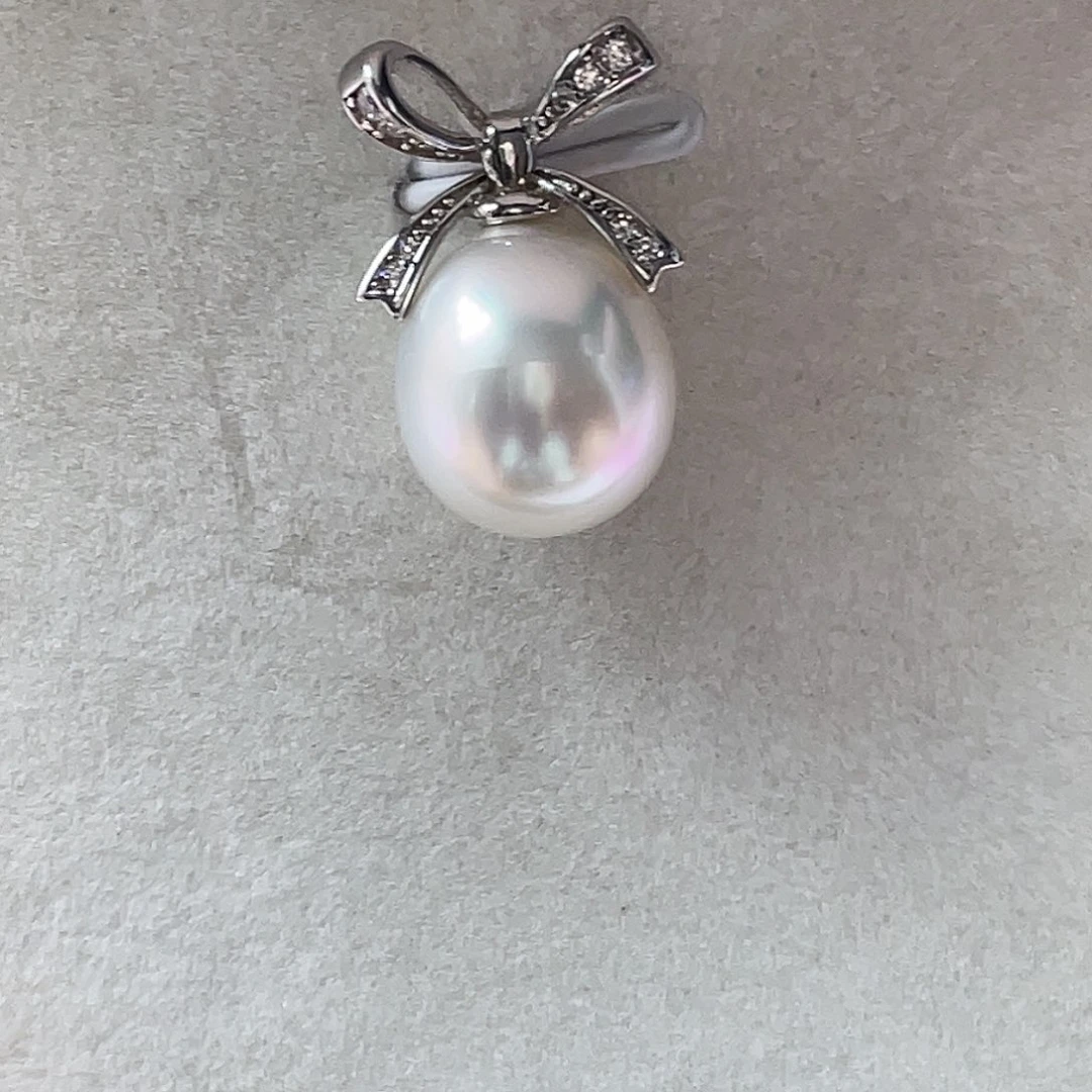 海水珍珠颈饰银S925镶嵌