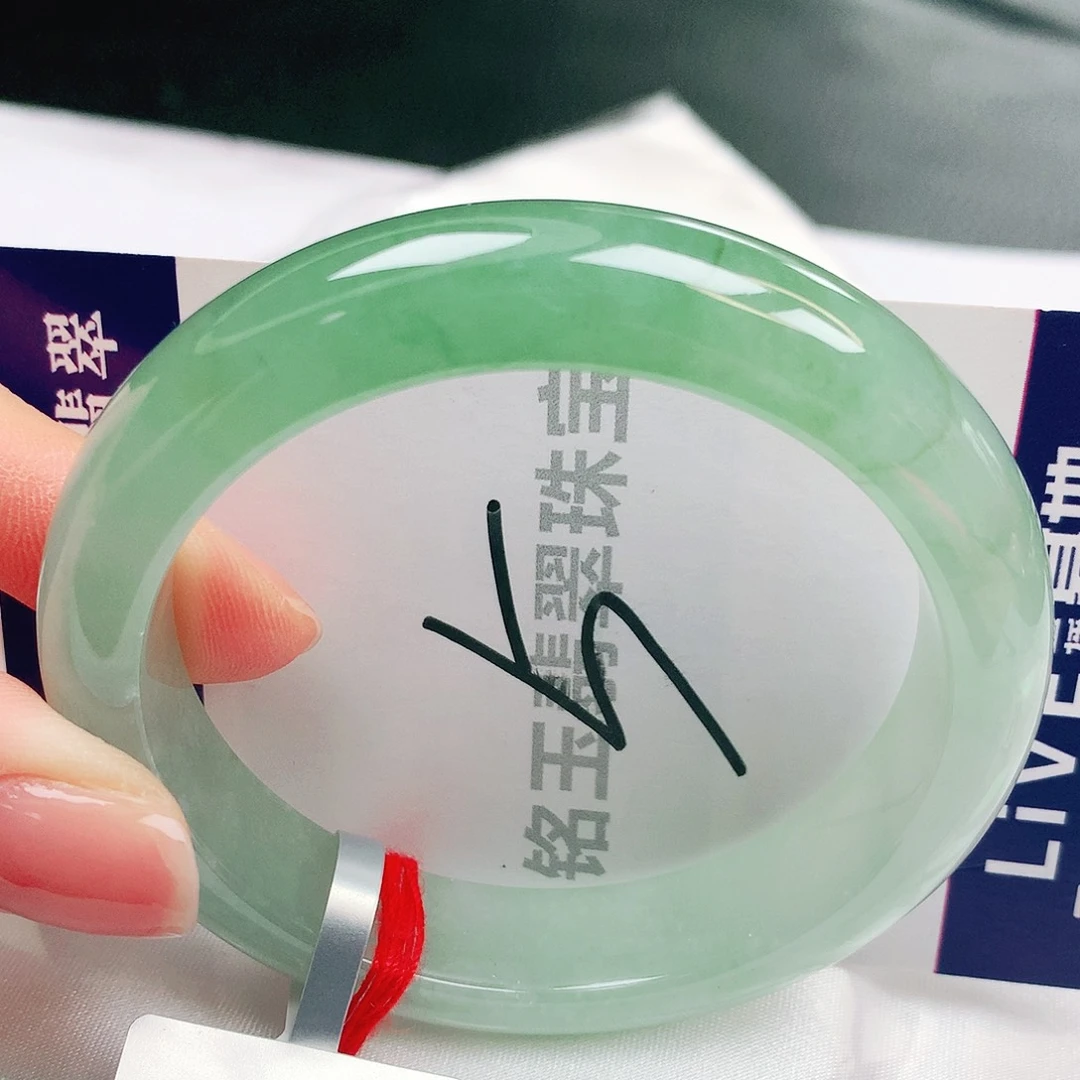 翡翠未镶嵌手镯缅甸天然a货翡翠手镯