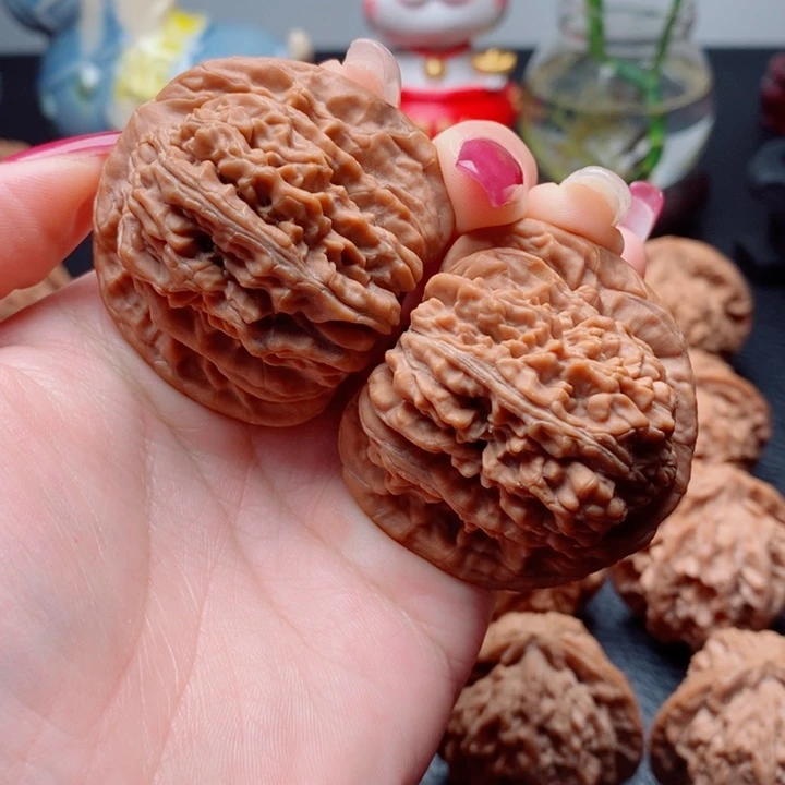 文玩核桃把件四座楼45