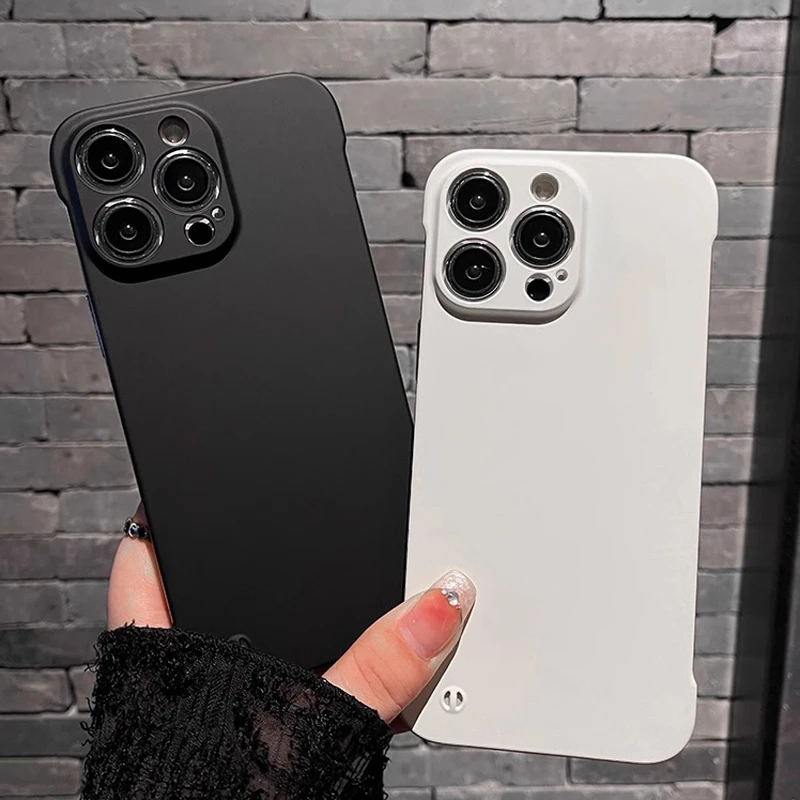 简约无边框适用苹果16promax/iphone15夏天/小米/vivo/oppo手机壳