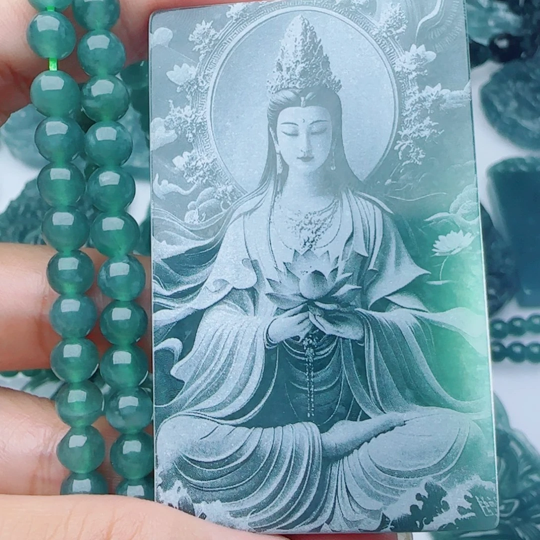 颈饰未镶嵌翡翠多样性发货天然的A货翡翠