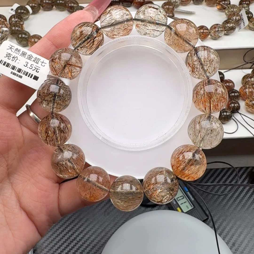手链未镶嵌水晶黑金超七多样性发其一
