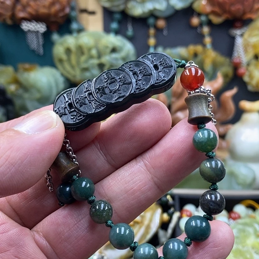 【闪购商品】未镶嵌岫玉手牌