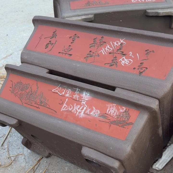 全***宜兴紫砂花盆，现货发