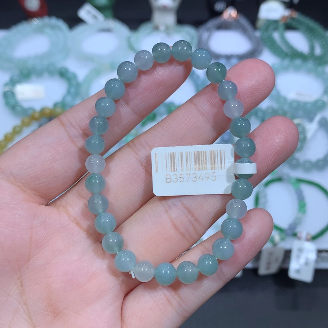 未镶嵌手串翡翠天然