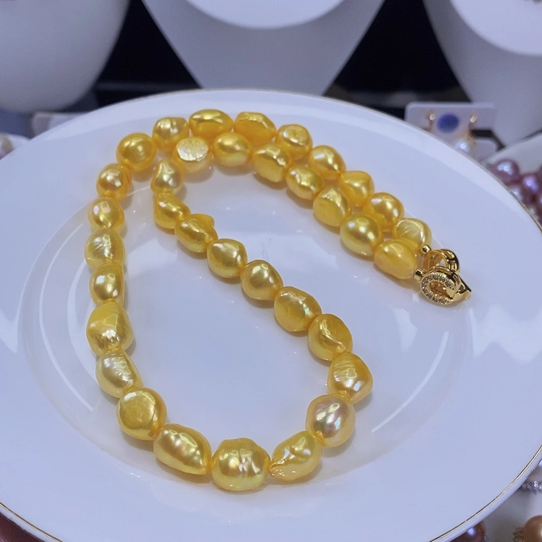 淡水珍珠颈饰合金