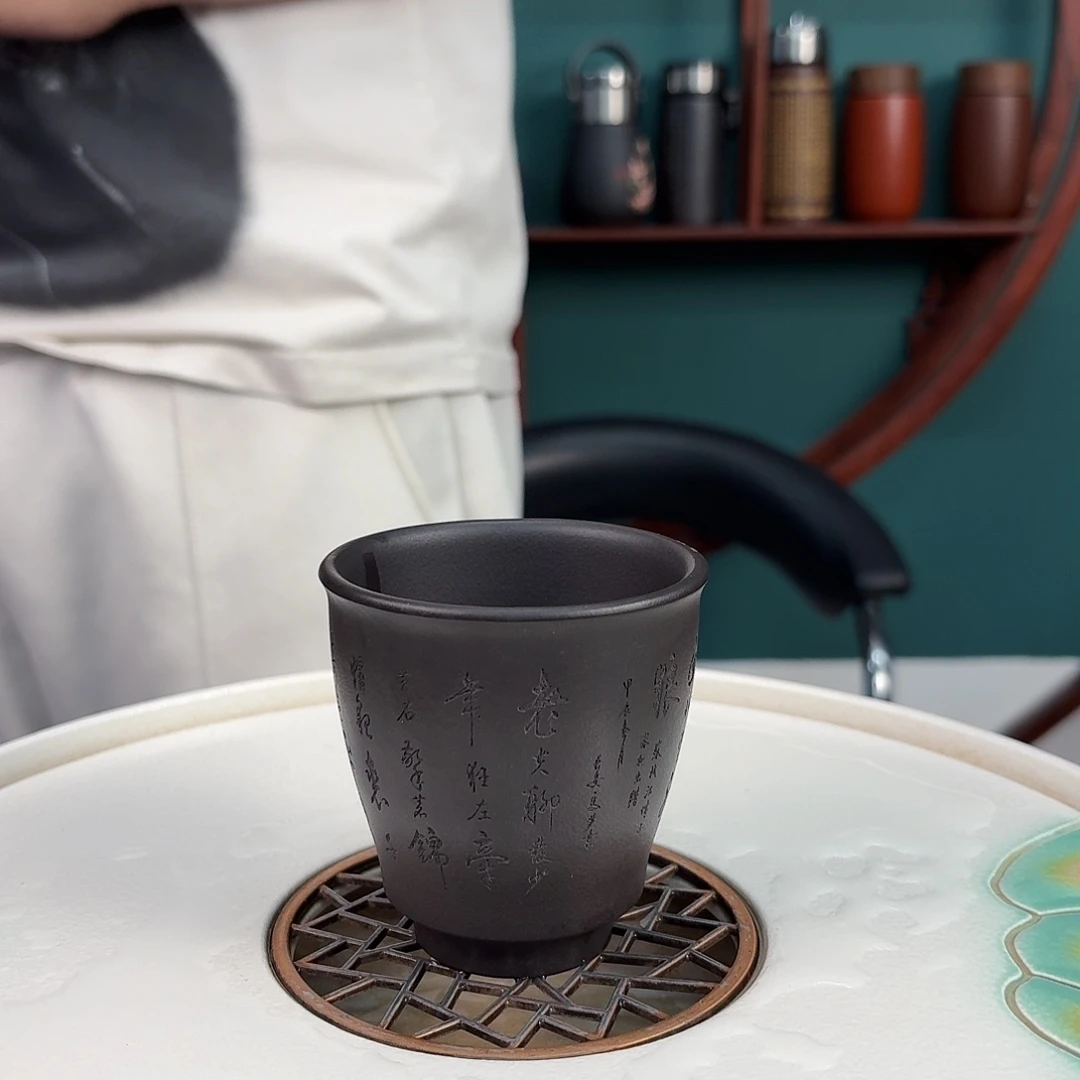 小琅瓷紫砂主人杯