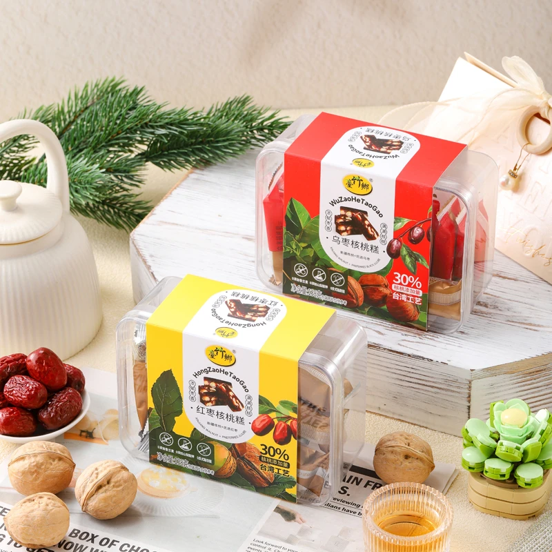 台竹乡红枣乌枣核桃糕盒装138克新疆核桃糕点休闲食品