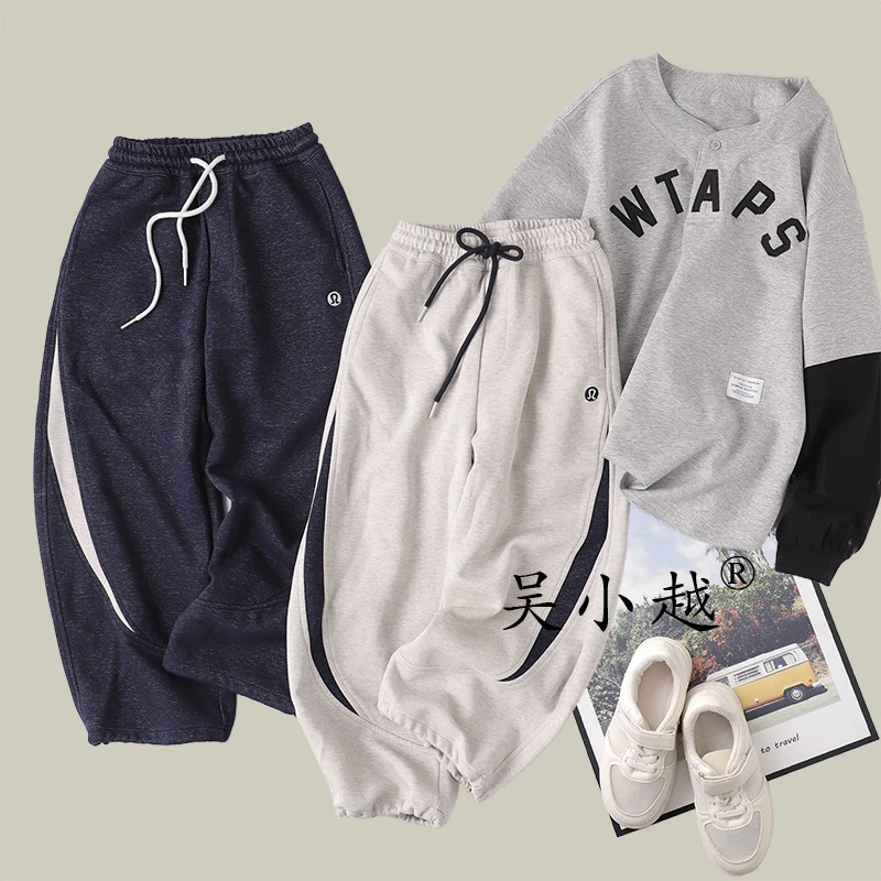 吴小越W1464童装男童裤子秋款儿童长裤男孩卫裤休闲运动裤