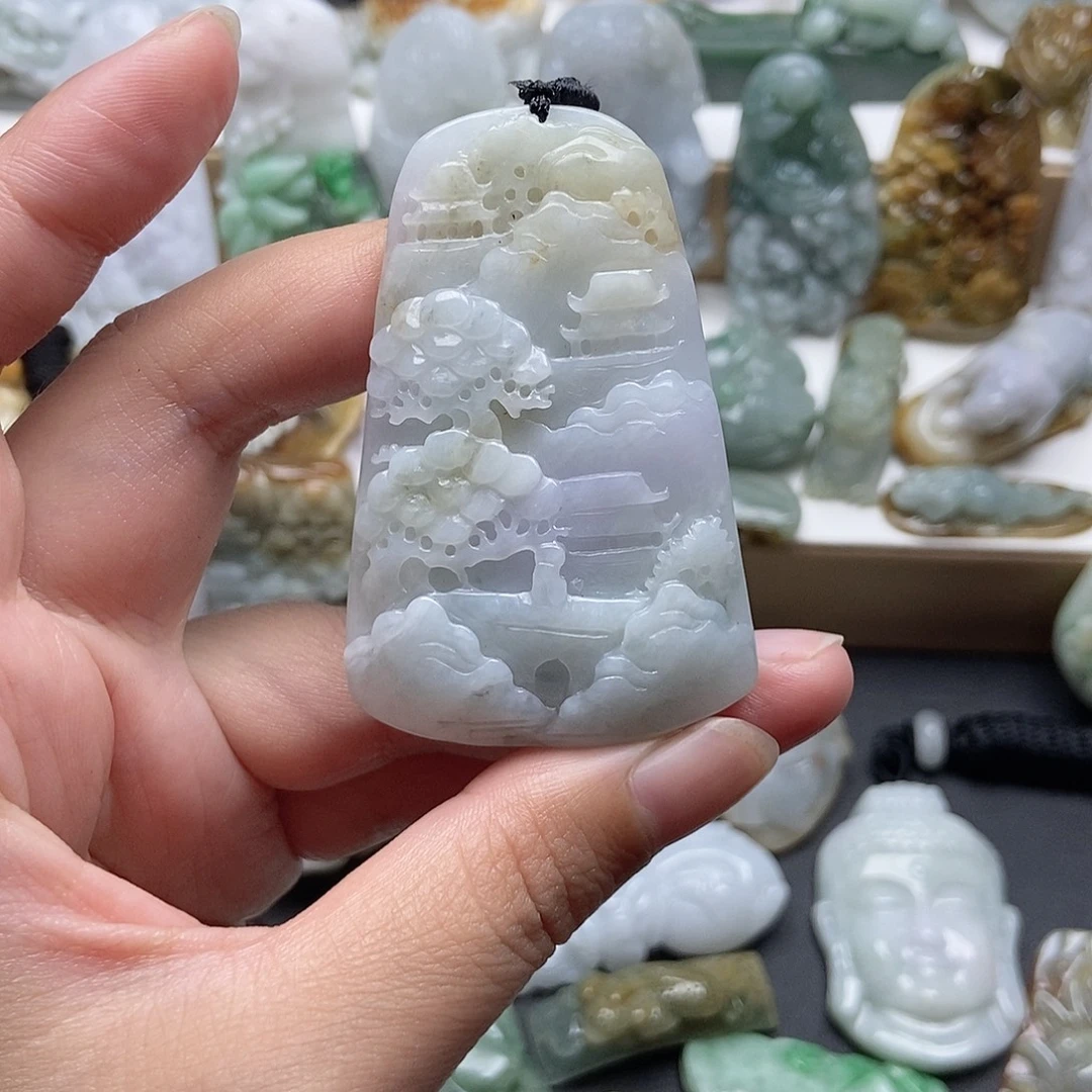 翡翠未镶嵌颈饰翡翠