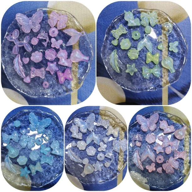 【夜光】手工diy包包链车挂钥匙链手链配件