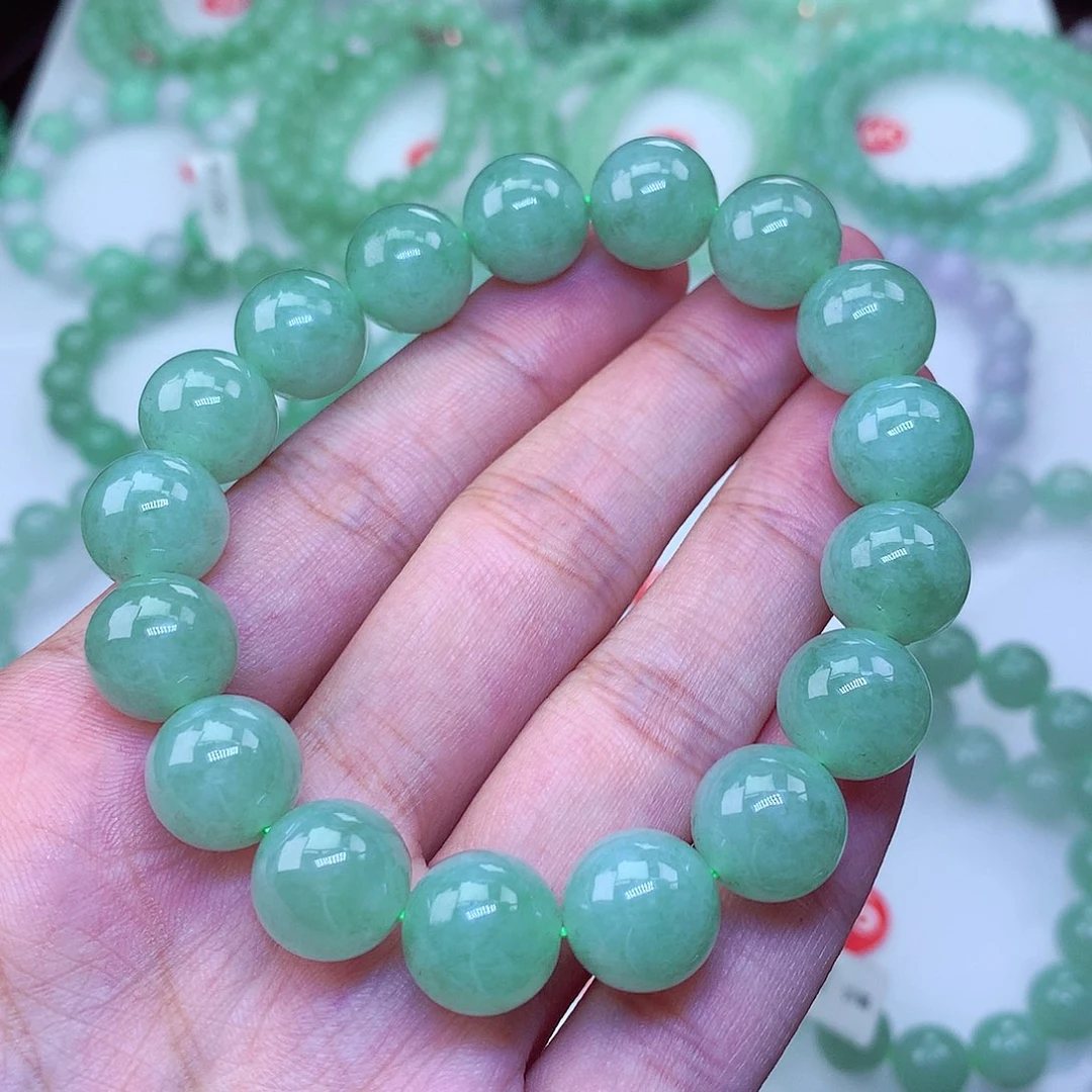 翡翠未镶嵌毛衣链卡12.3