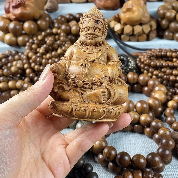 木老山檀黄财财摆件