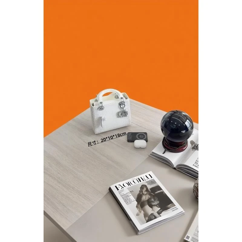 单肩欧美时尚锁扣纹手提包小众压纹唐风美学