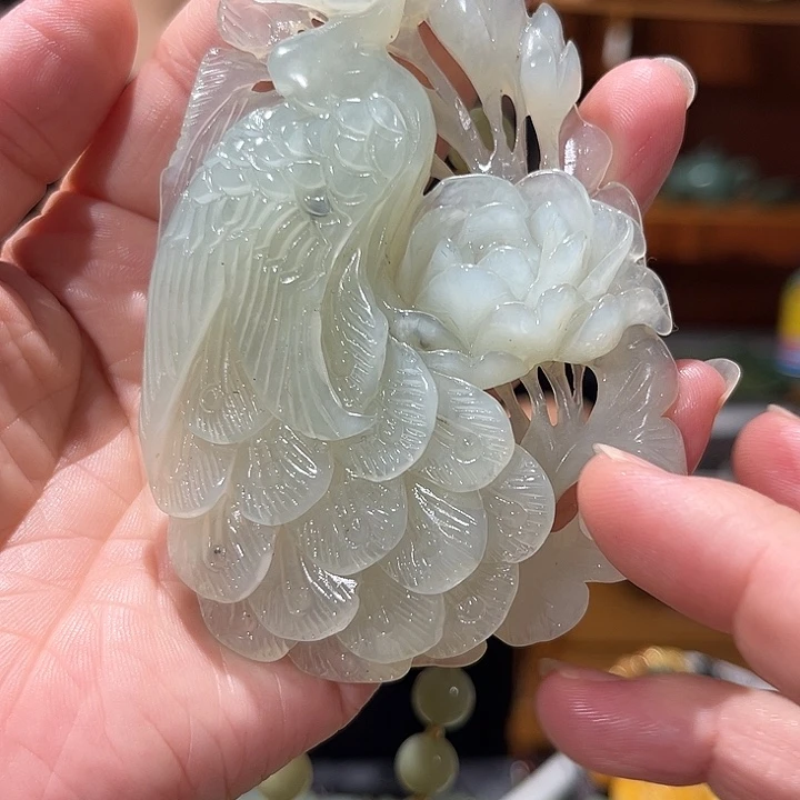 未镶嵌岫玉毛衣链