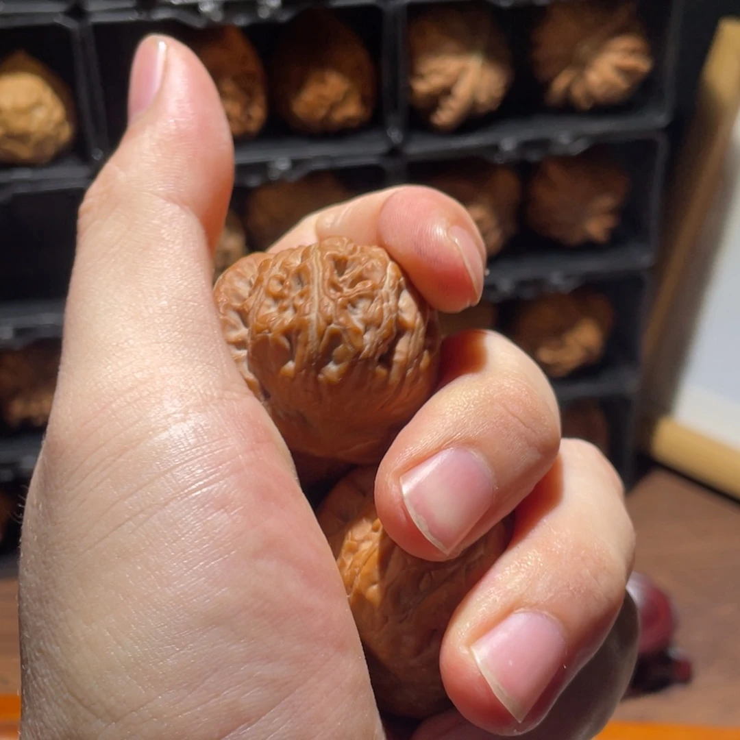 京***侠文玩核桃把件41全品元宝