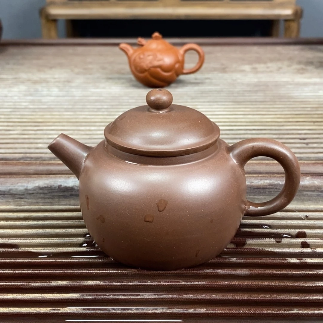 紫砂茶壶宜兴原矿紫砂壶德钟微瑕200c