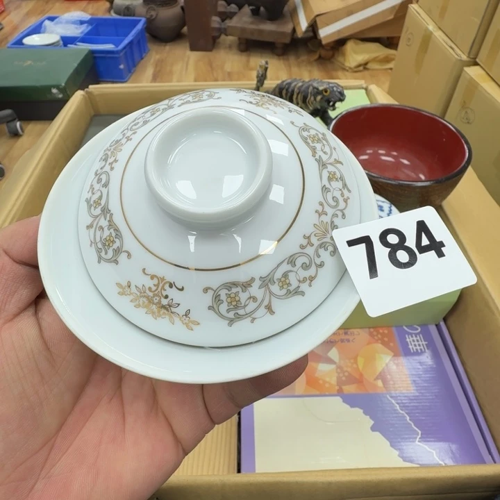 瓷片工艺品摆件瓷器摆件正能量