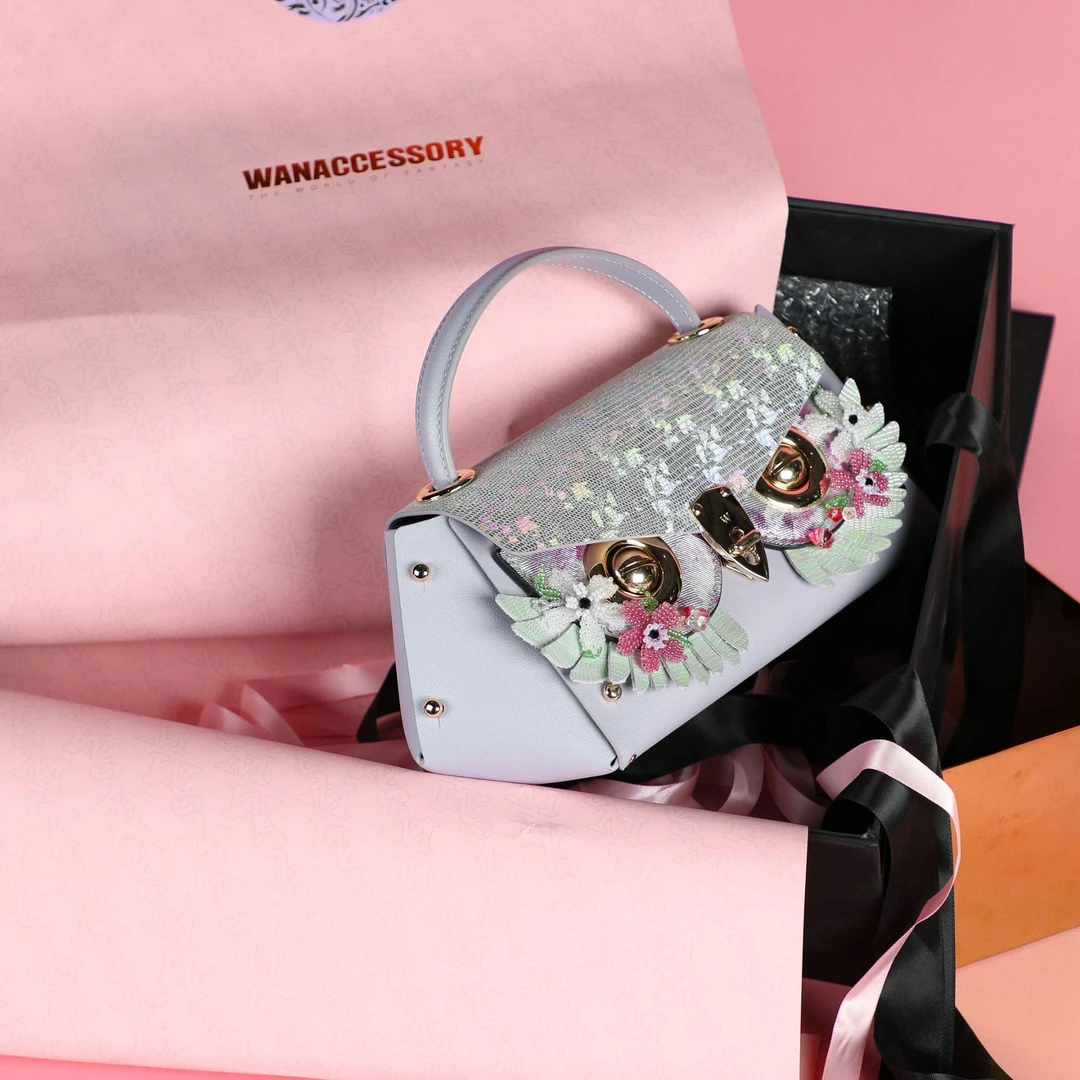 WANACCESSORY万蔻新粉丝福利套组手提/单肩/斜跨包（包包+面具）