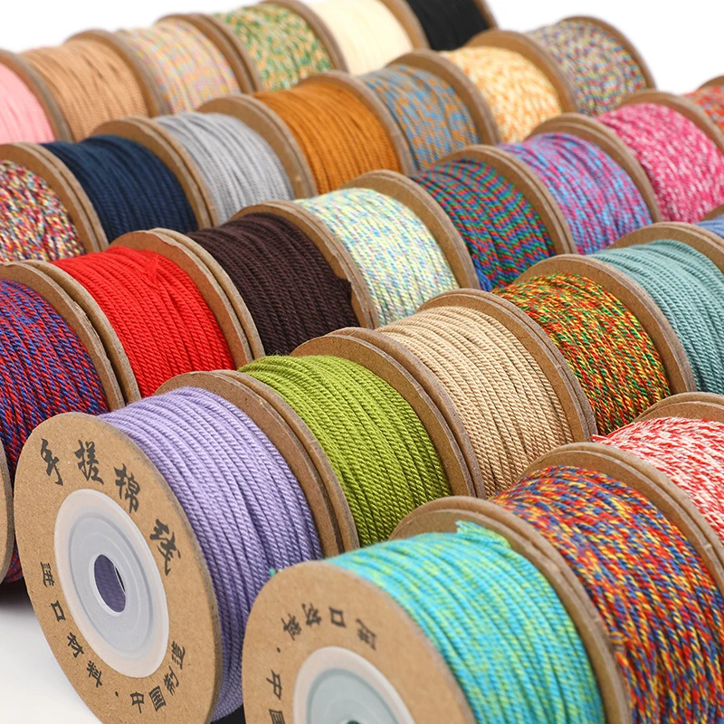 供应文玩线绳无弹力耐磨串珠子蒙古手搓棉线菩提编织藏式手绳