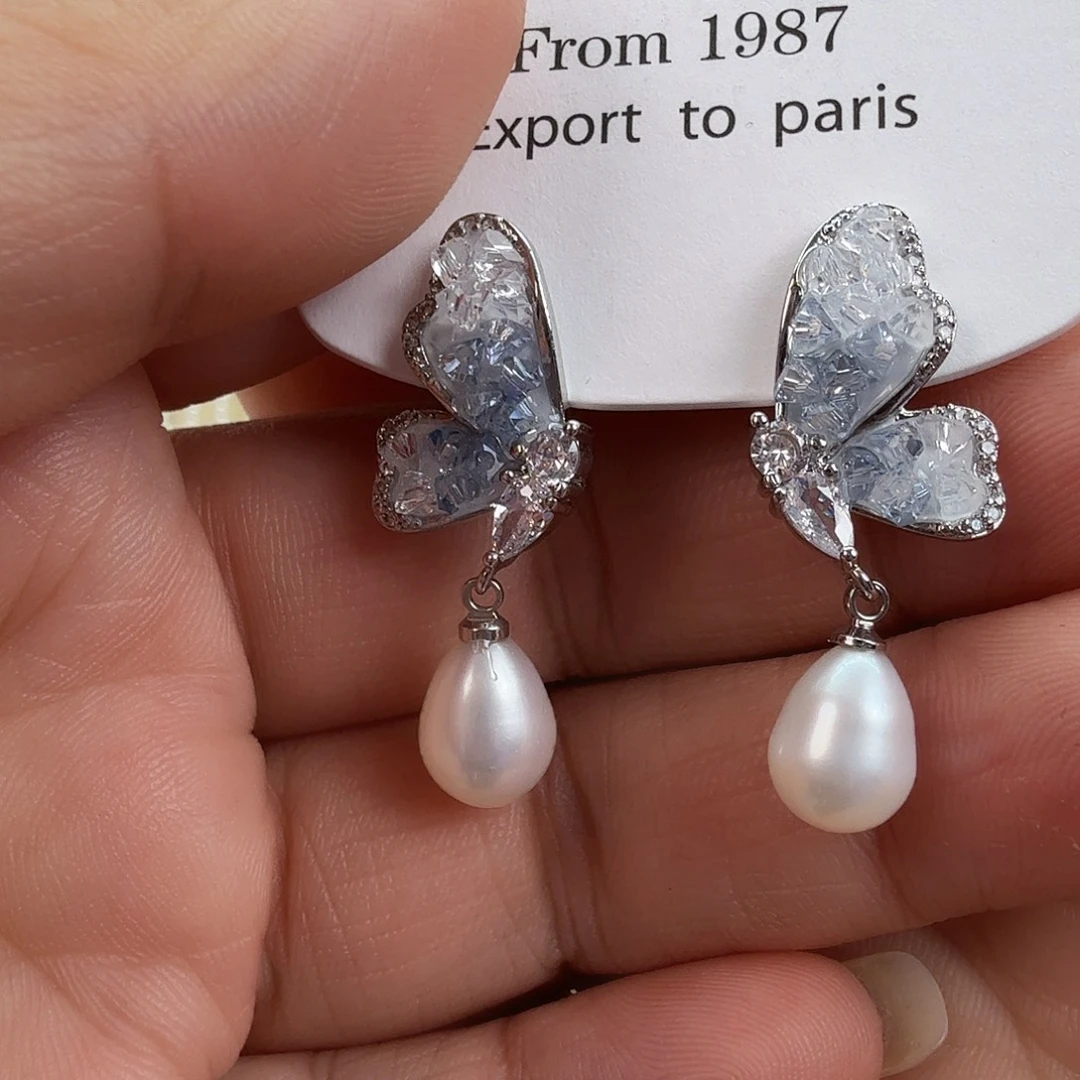 淡水珍珠未镶嵌耳饰