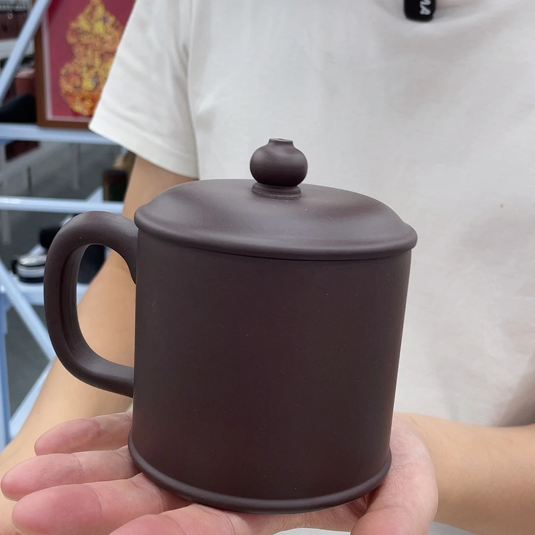 紫砂茶杯紫砂盖杯500