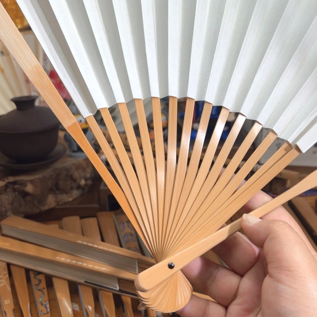 扇子沈昌荣九五十六新料小茄单青