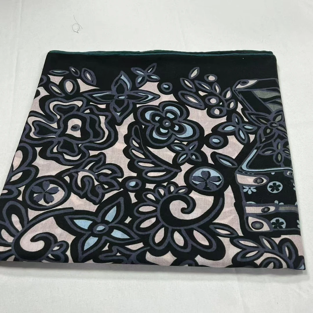 140羊绒方巾-奇物洛神 135cm丝巾 001