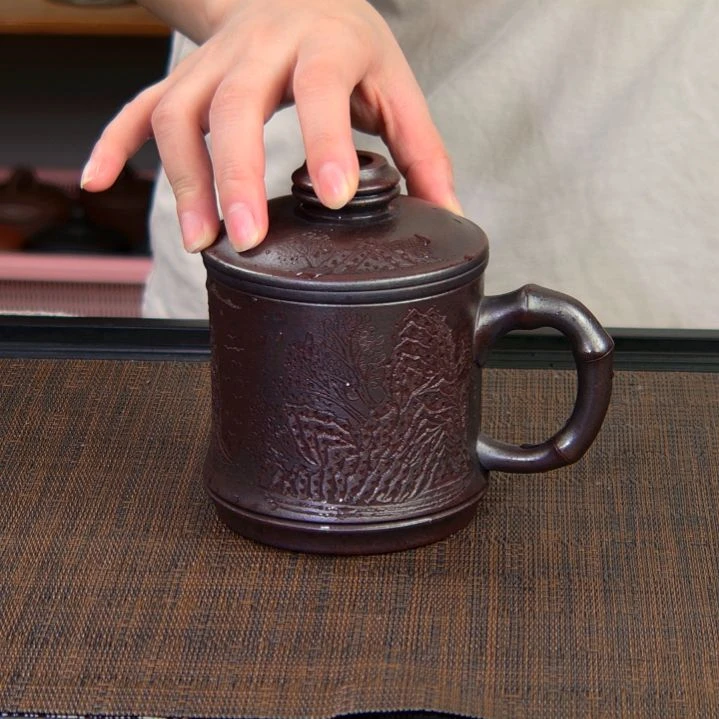 茶杯紫砂高货放漏