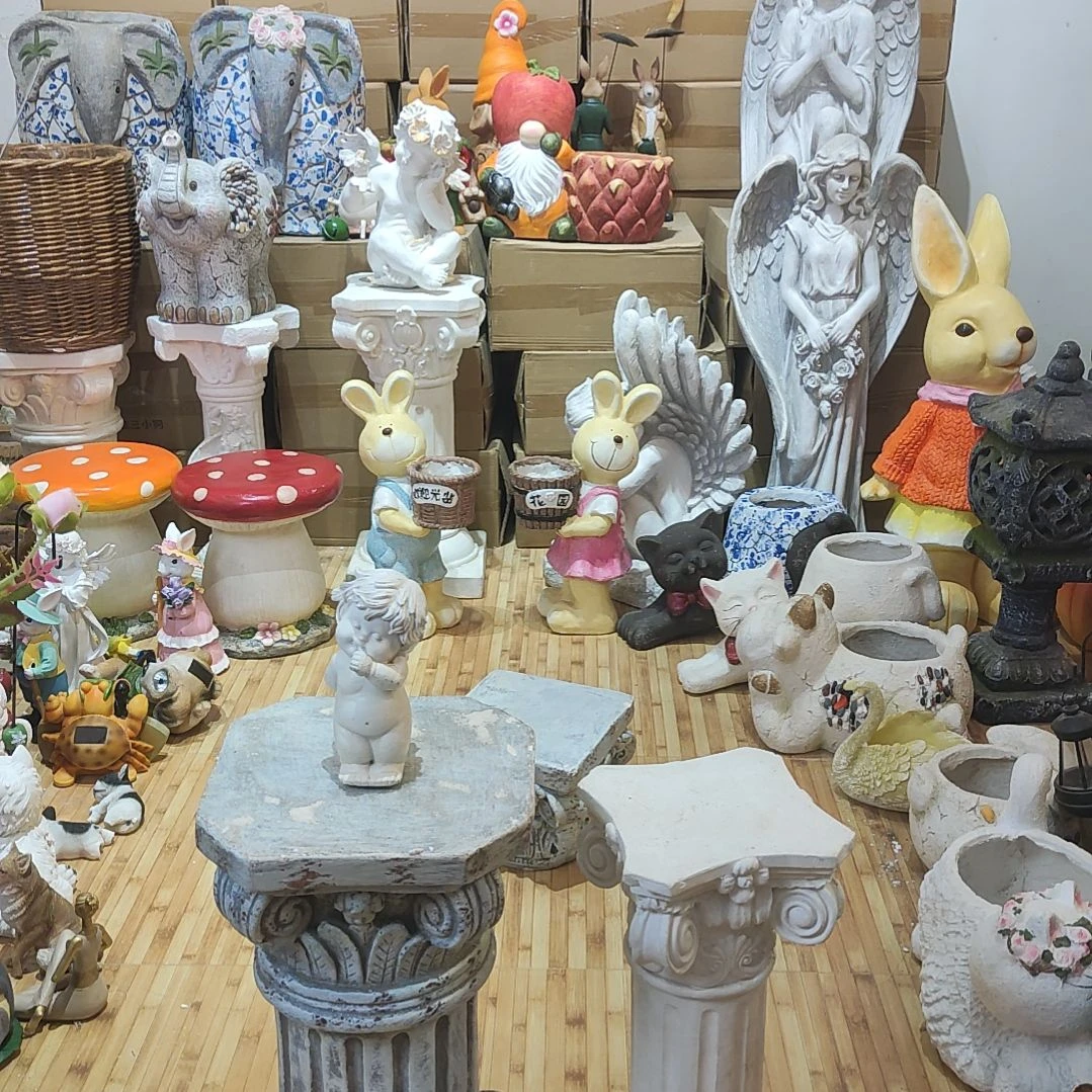 合成树脂树脂吃手小天使摆件