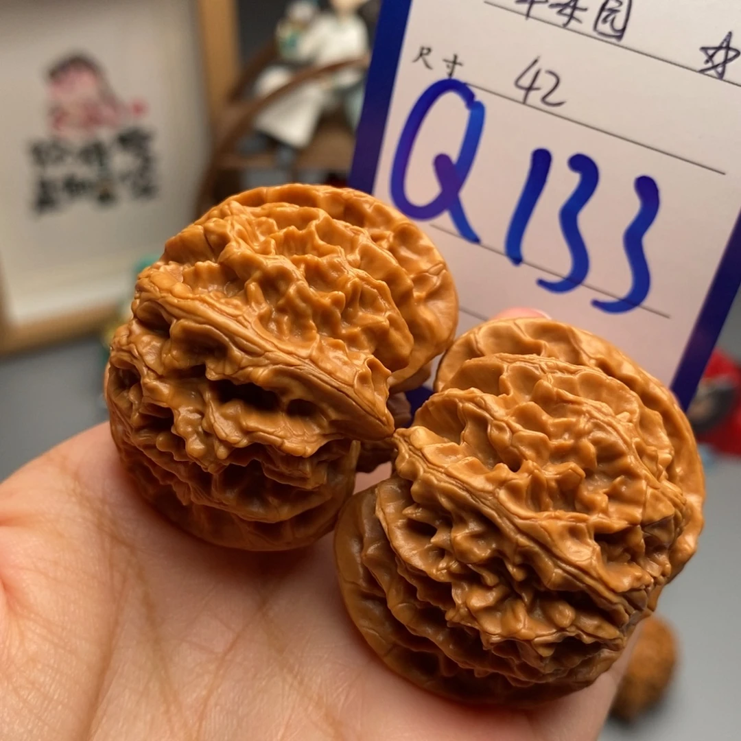 吊坠文玩核桃苹果园42