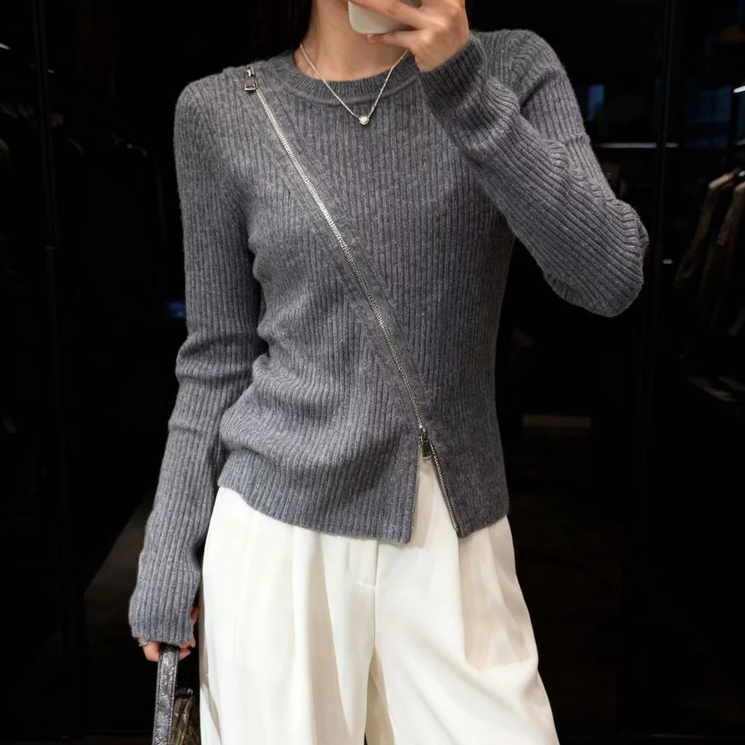 100羊毛勿机洗！胸90-140长57（部分无三标介意勿拍）羊毛衫XL 4240