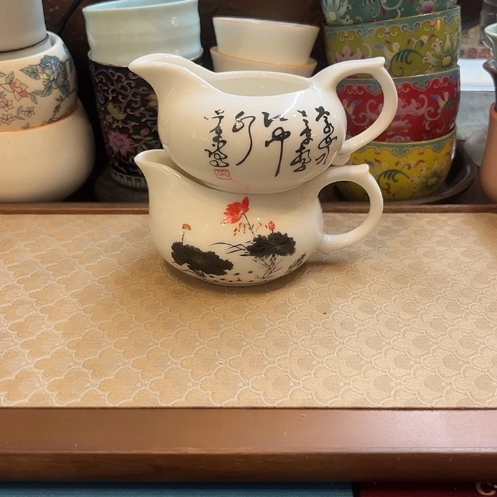 陶瓷公杯微瑕2个一组