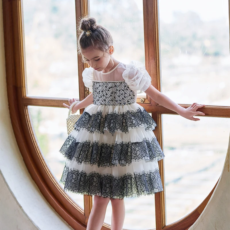 尤画原创设计师2025夏季新款女童连衣裙68170