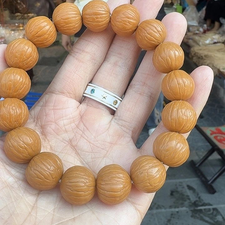 猴头核桃手串凤羽福利