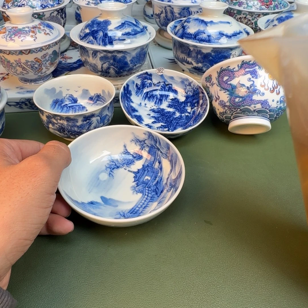 纯手工纯手绘茶具茶具372