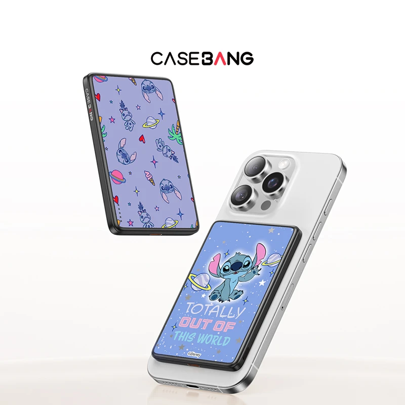 CASEBANGx史迪奇联名[赵露思同款]适用苹果MagSafe磁吸无线充电宝