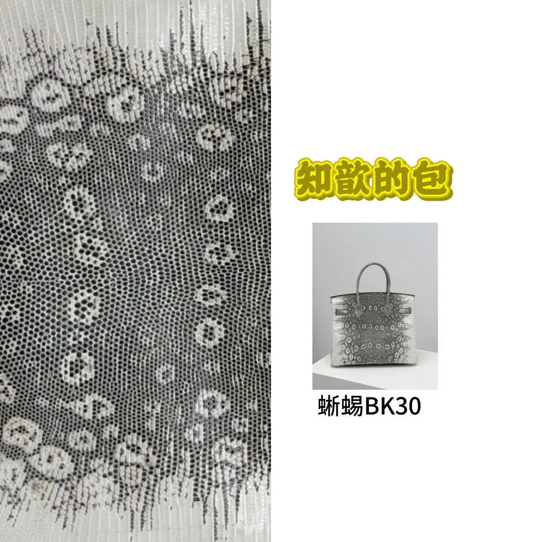 「知歆的包」铂金原厂蜥蜴皮全手工蜡线手提包百搭通勤手工制作