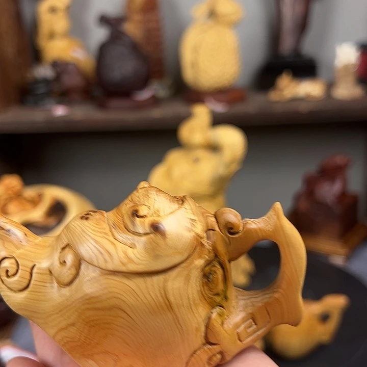 柏木（崖柏）崖柏把把壶