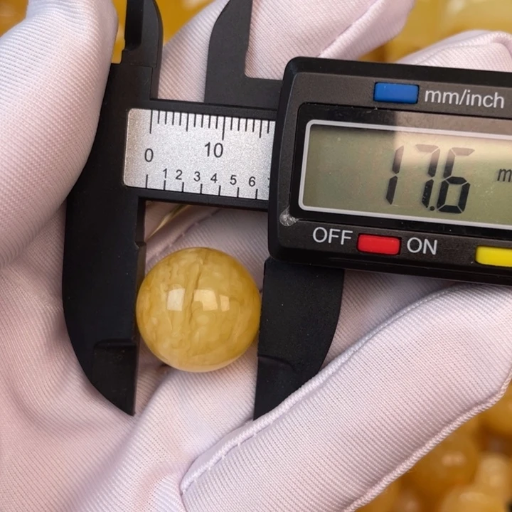 未镶嵌蜜蜡裸石蜜蜡圆珠