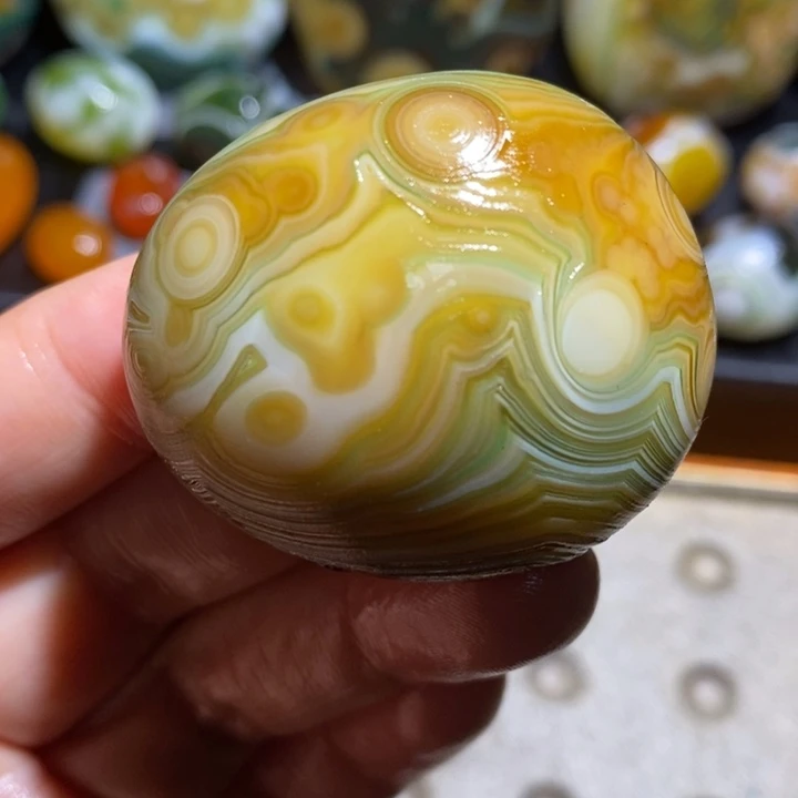 未镶嵌玛瑙/玉髓珠宝半成品