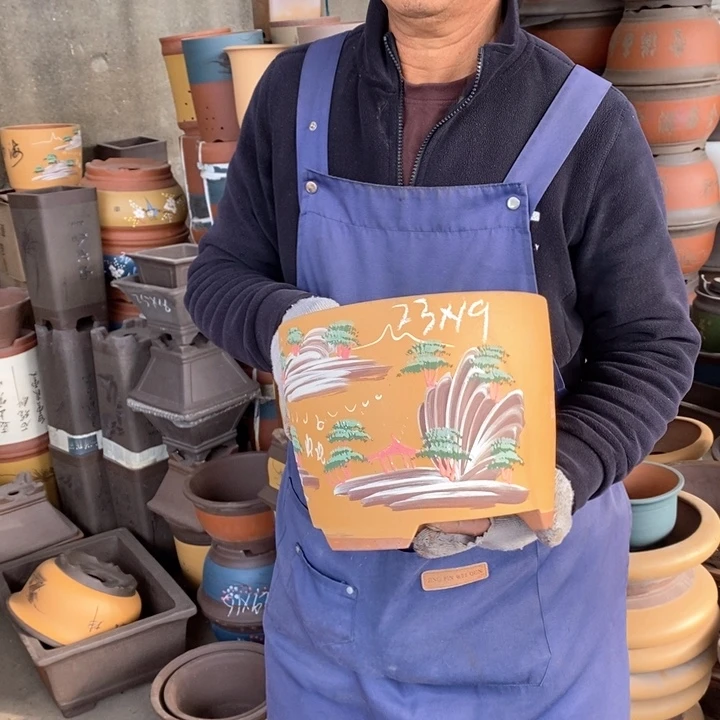 紫砂花盆紫砂花盆